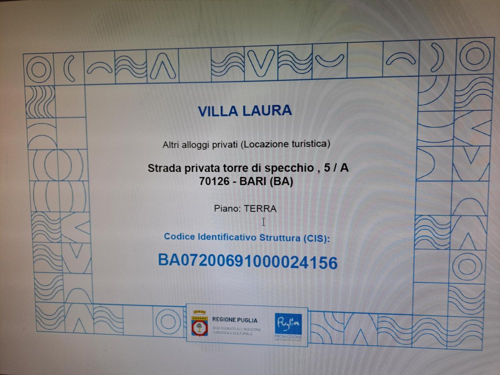 Villa Laura Bari Bagian luar foto
